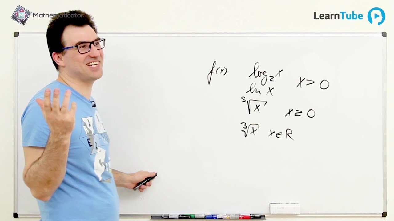 JAK NEVYLETĚT V PRVÁKU (VŠ) Z MATIKY - LEKCE 4: Definiční obory - Marek Valášek 💙 LearnTube.cz