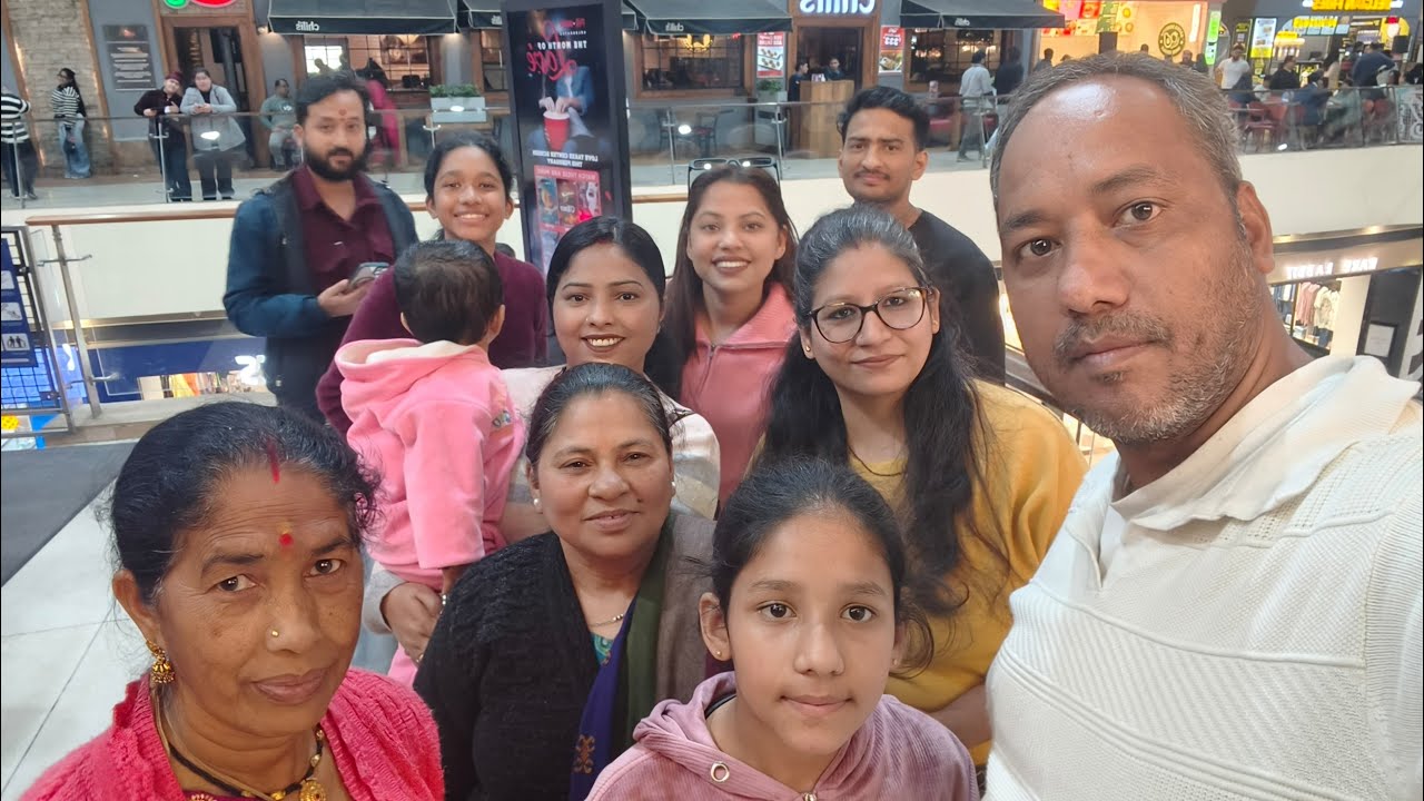 ￼Family ka stha kiya fun😜😊
