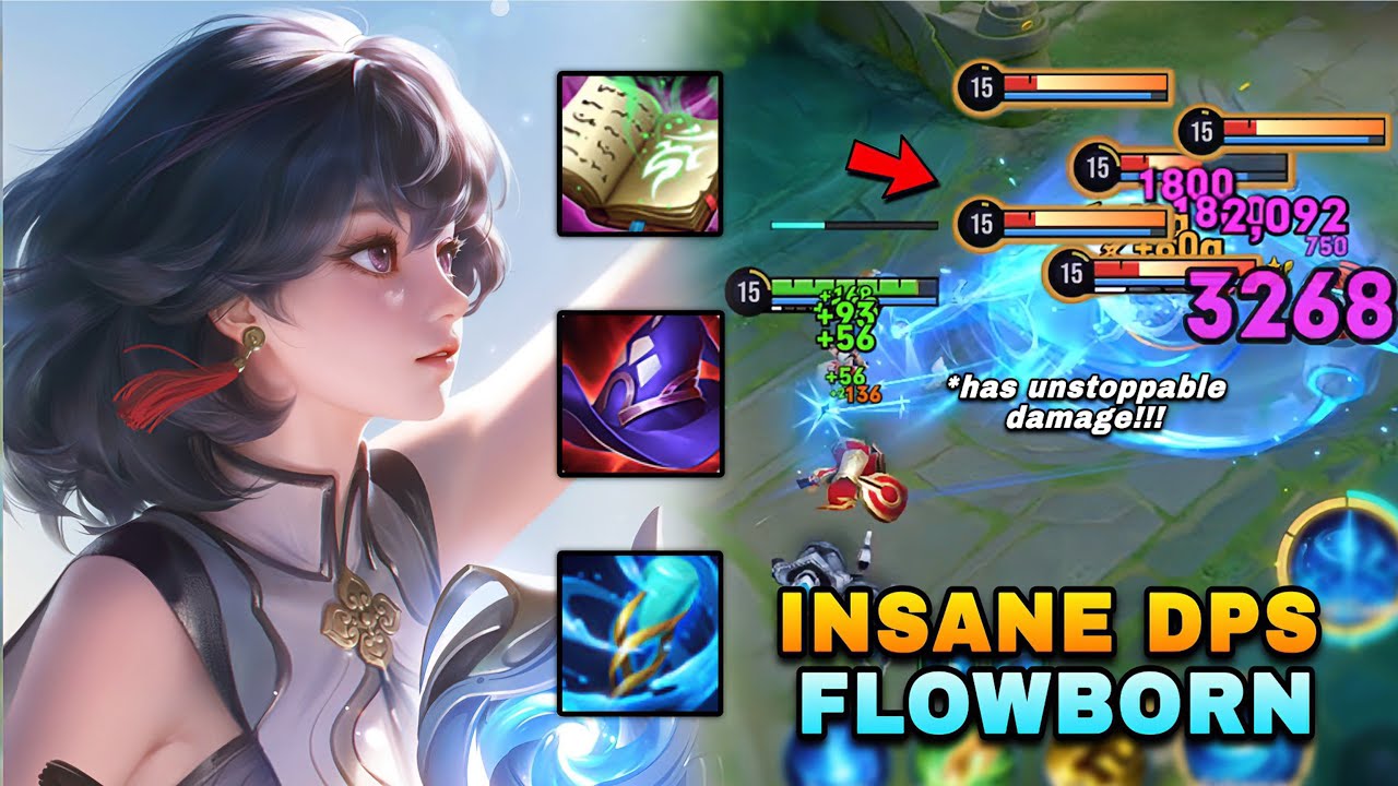 CHINA FLOWBORN MAGE INSANE DPS IS UNSTOPPABLE IN SOLO PEAK RANK! | FLOWBORN BUILD & ARCANA