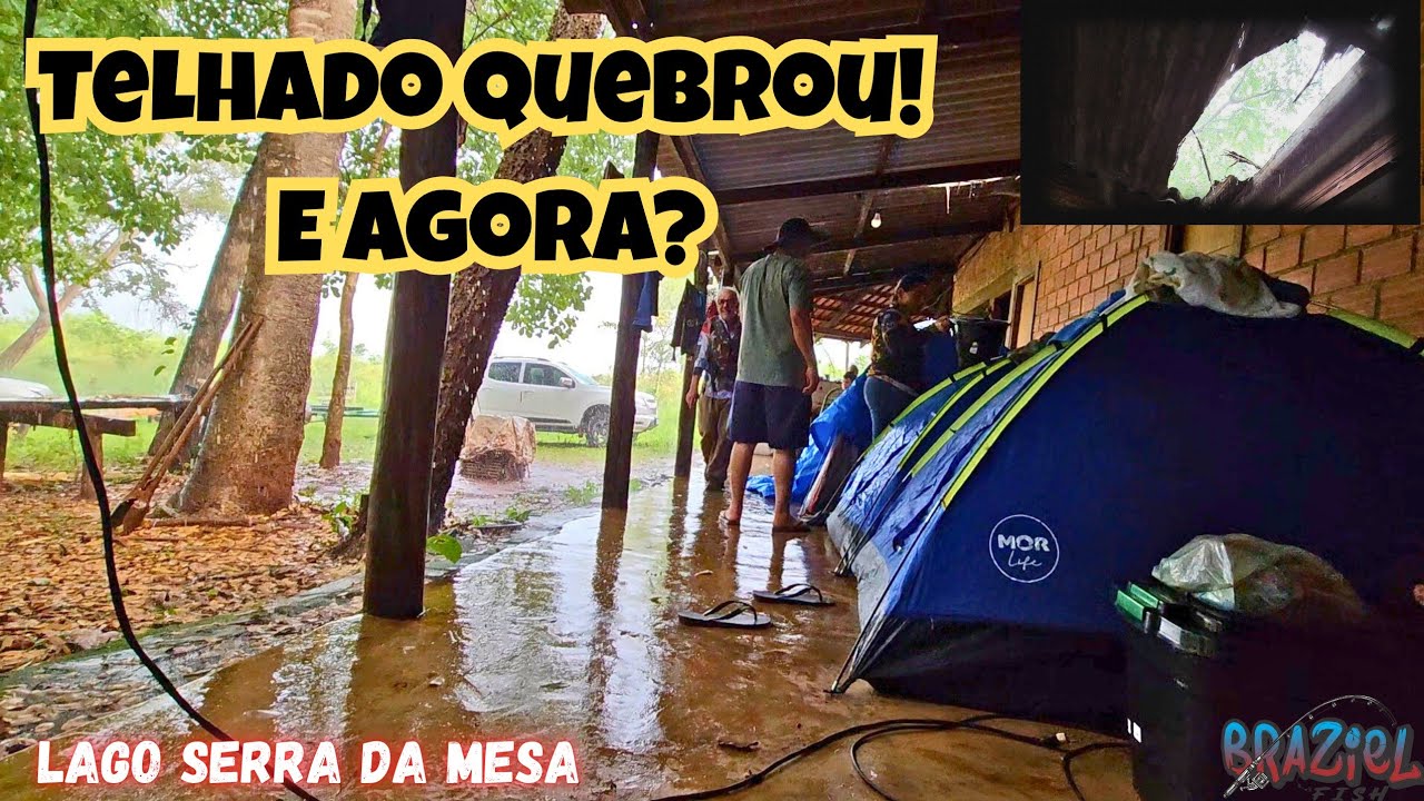 O TEMPO MUDOU DE REPENTE!! E NOSSO ACAMPAMENTO FOI COMPROMETIDO.