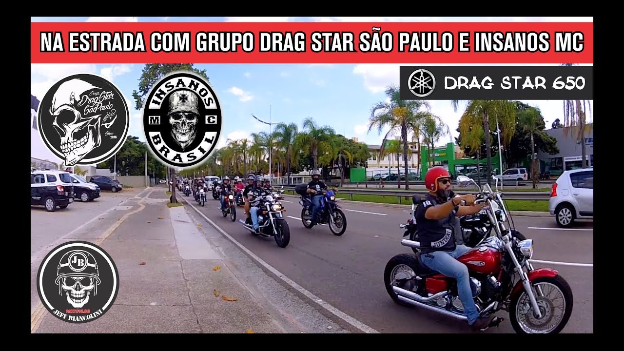 NA ESTRADA COM GRUPO DRAG STAR SÃO PAULO E INSANOS MC