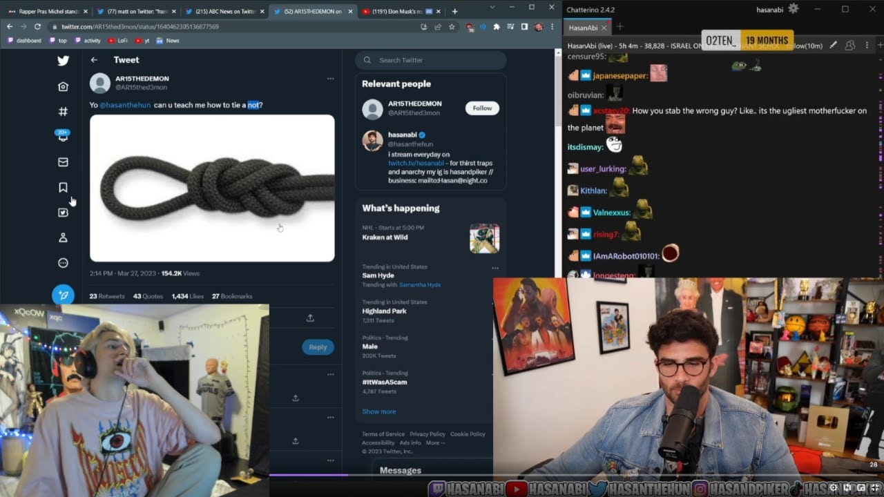 xQc thought his Editor was the one sending Hasan threats