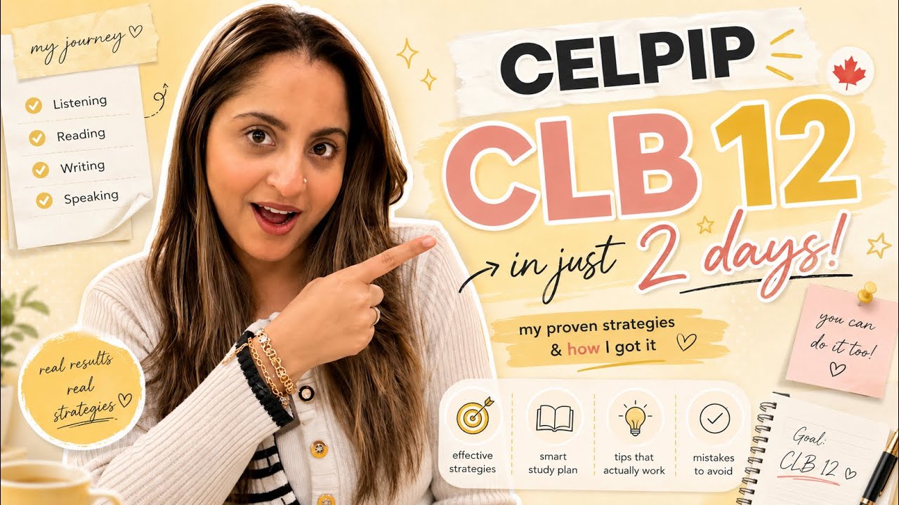 How I Got CLB 12 in CELPIP in Just 2 Days – No Joke!✅💯 #celpiptest #celpippreparation #explorepage 
