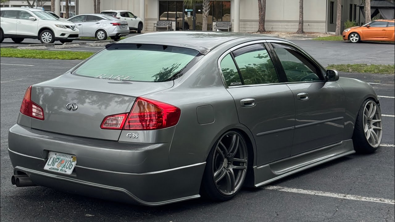 G35 Sedan Gets a Bodykit + Paint!