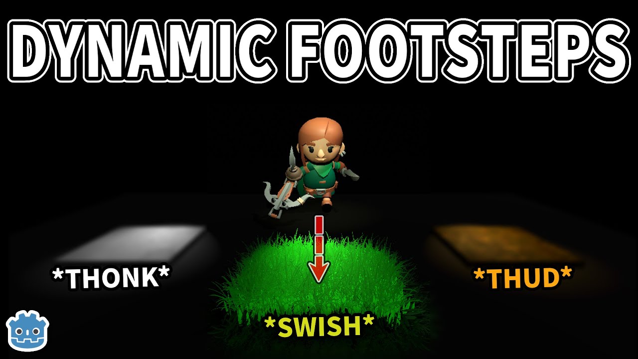 Stop Hardcoding Footsteps! Use This instead (Godot 4)