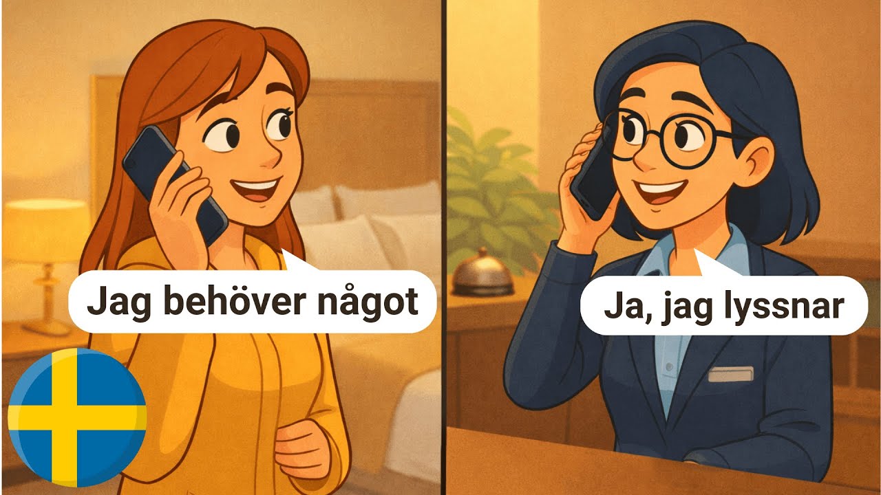 30 Minutes of Swedish Conversations for Beginners | A1-A2 | Dialogues At The Hotel