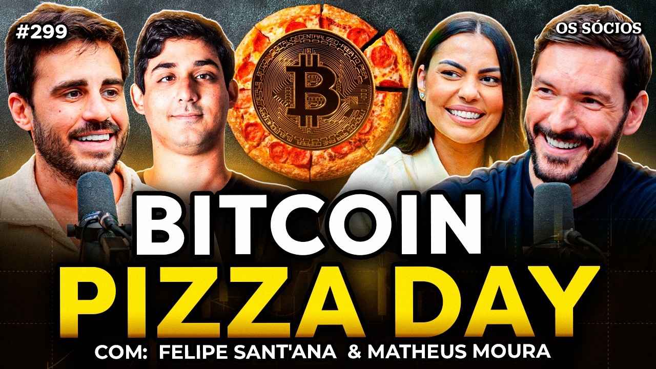 BITCOIN PIZZA DAY 2026 | Bitcoin, inova&ccedil;&otilde;es, IA e o futuro do mercado cripto | Os S&oacute;cios 299