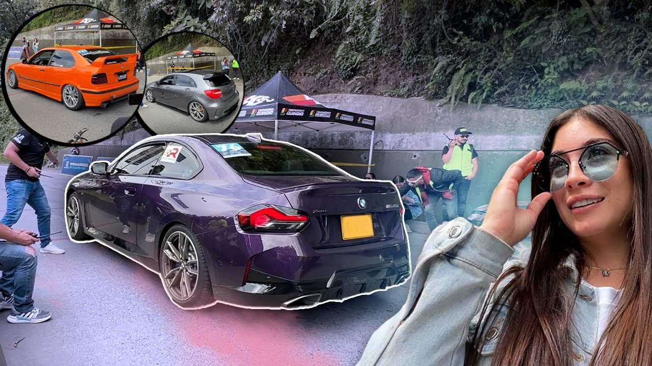 CARRERAS de autos en COLOMBIA || ANDREA NAVARRO