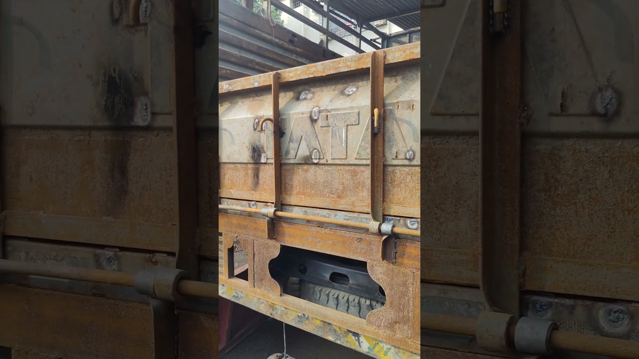 Tata 407 Cabin Rub Smoothly | 407 Truck Cabin Primer | Tata 407 Make Back Body & Paint Part 1 2025