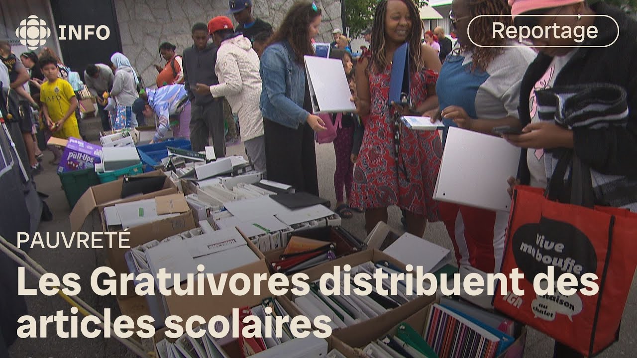 Les Gratuivores font la distribution d'articles scolaires