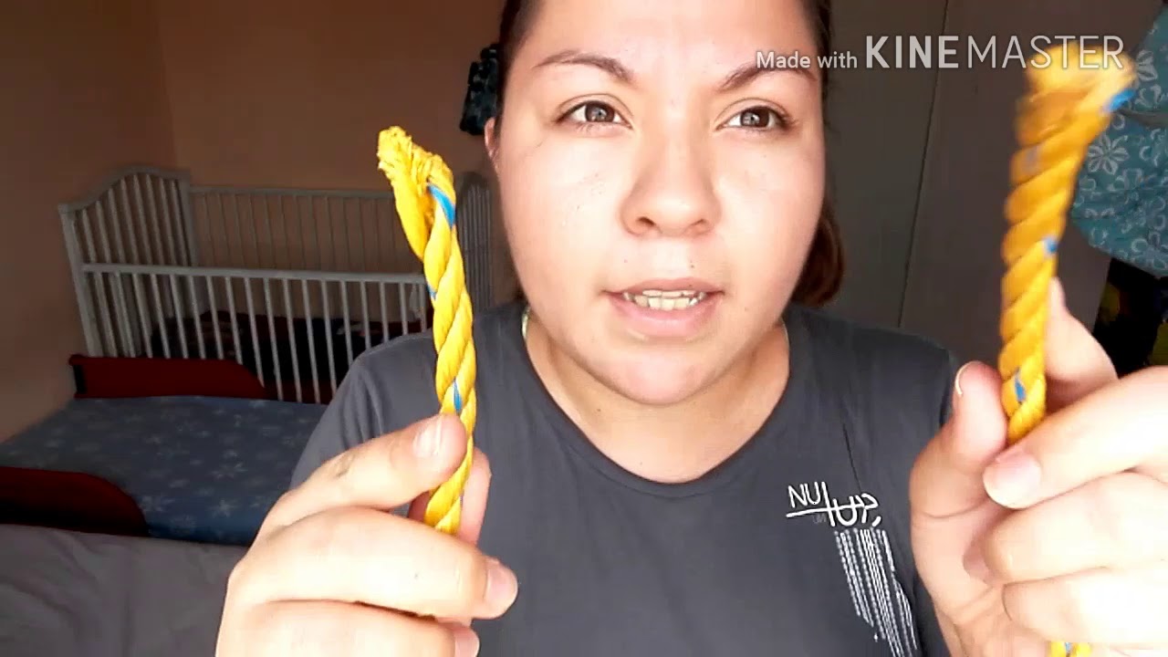 Cómo hacer una cuerda / comba para ejercitarte en casa