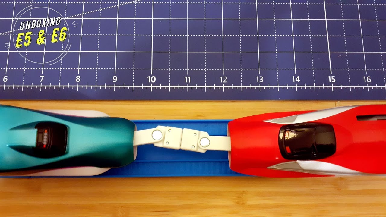 Shinkansen プラレール Unboxing E5 Hayabusa & Shinkansen E6 Komachi Action by #plarail #tomy #Takara #006