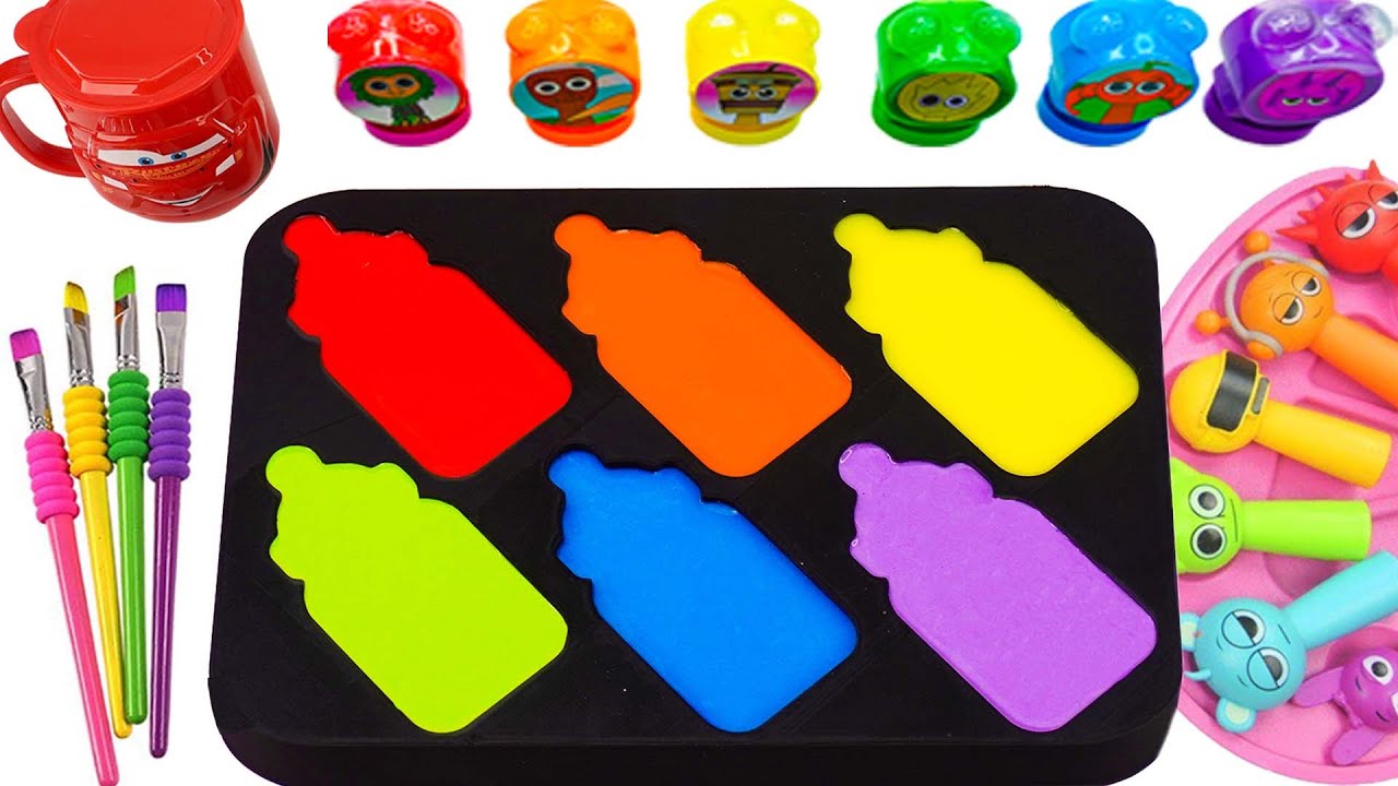 Satisfying Video l DIY How To Make Rainbow Forms & Magic Fruit Candy & Crazy Sprunki Slime ASMR