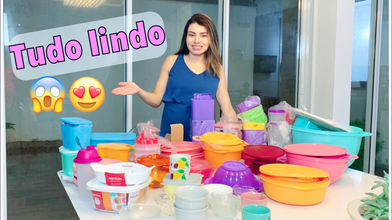 COLEÇÃO DE TUPPERWARE + COMPRINHAS ENXOVAL DE CASA NOVA | #PALOMASOARES