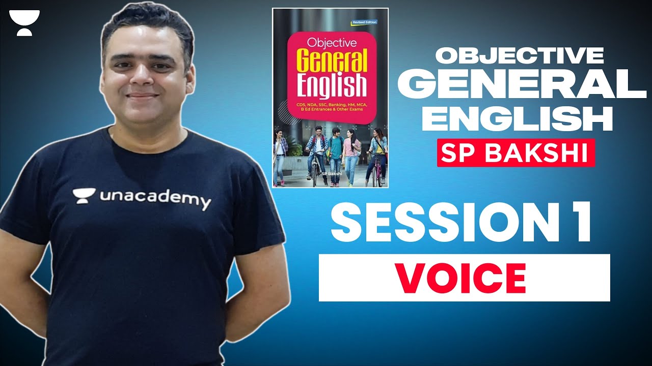 SP BAKSHI : Objective General English Book | Voice Session 1 | For NDA, CDS