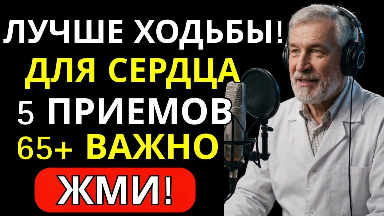 После 60 инфаркт начинается тихо — делайте это каждый день | Здоровье с Доктором