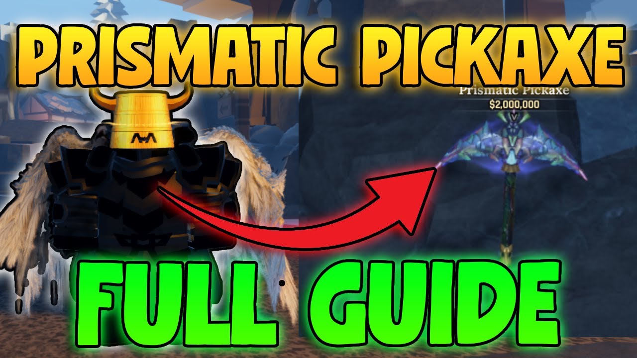 How To Get The Prismatic Pickaxe In The Forge! - Prismatic Pickaxe FULL GUIDE! (Roblox The Forge)