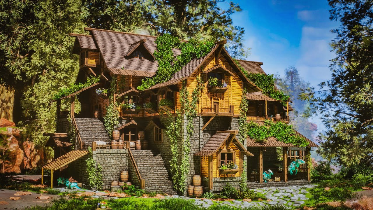 Log Cabin | Build Tutorial | ARK: Survival Ascended