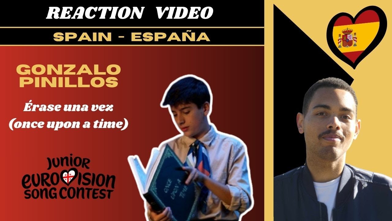 Reaction/ Gonzalo Pinillos - Érase una vez (once upon a time) (SPAIN) - Junior Eurovision 2025