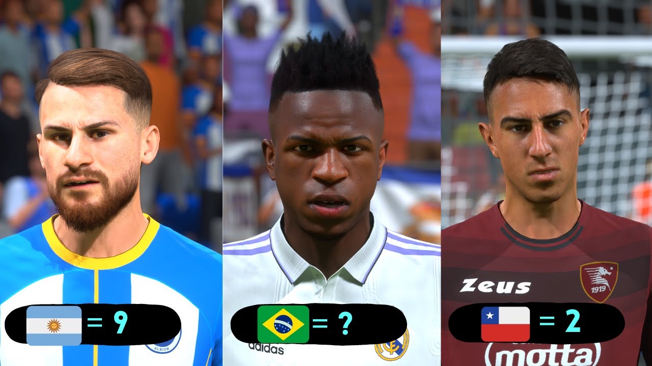 Best Young Players South America | FIFA 23 Faces