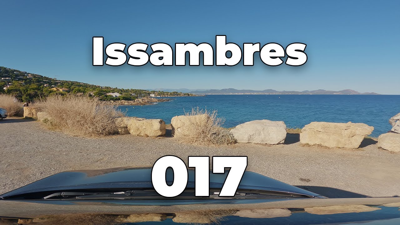 ASMR Driving 4K - LES ISSAMBRES to SANDAYA SAINT-RAPHAËL - Southern France Tour de Provence 017
