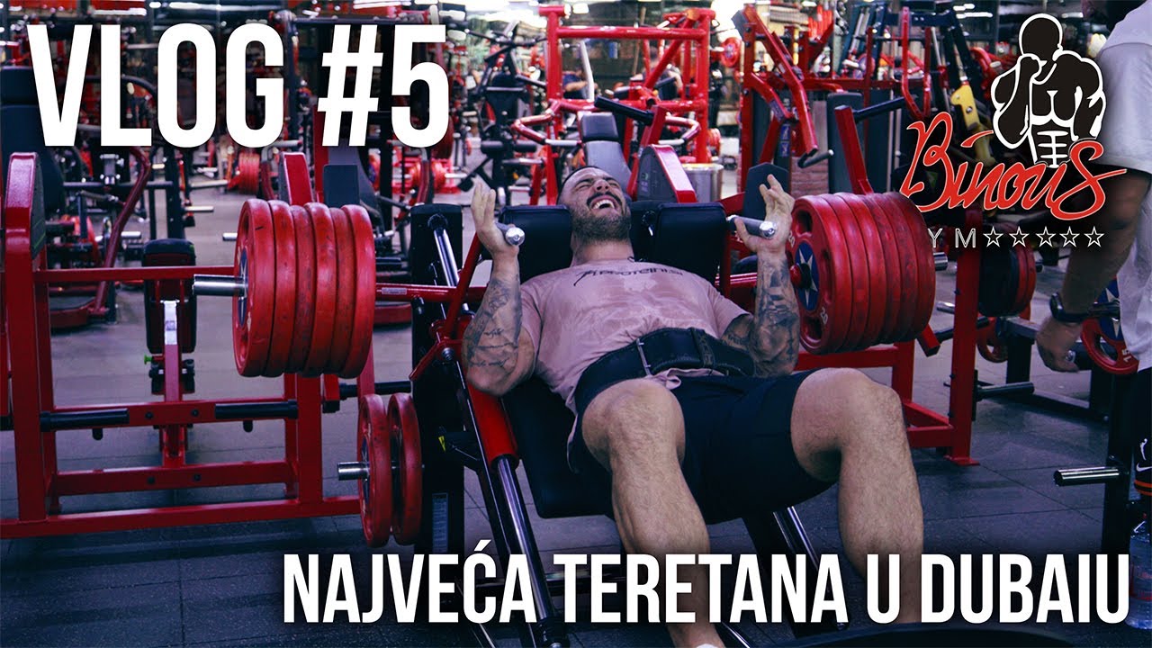 DUBAI - Nezaboravan trening sa Tarikom u najvećoj teretani DUBAI-a! - VLOG #5