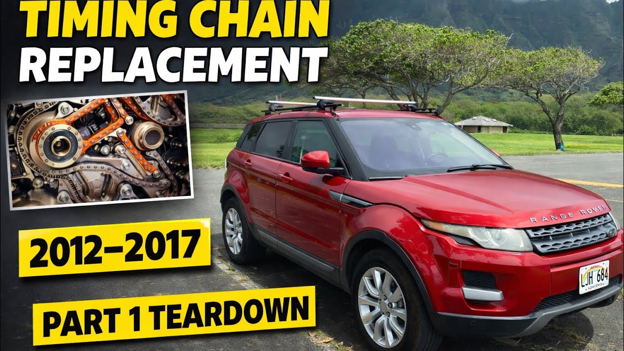 L538 L550 Range Rover Evoque 2.0T Timing Chain Replacement (2012-2017) | Part 1 Engine Teardown