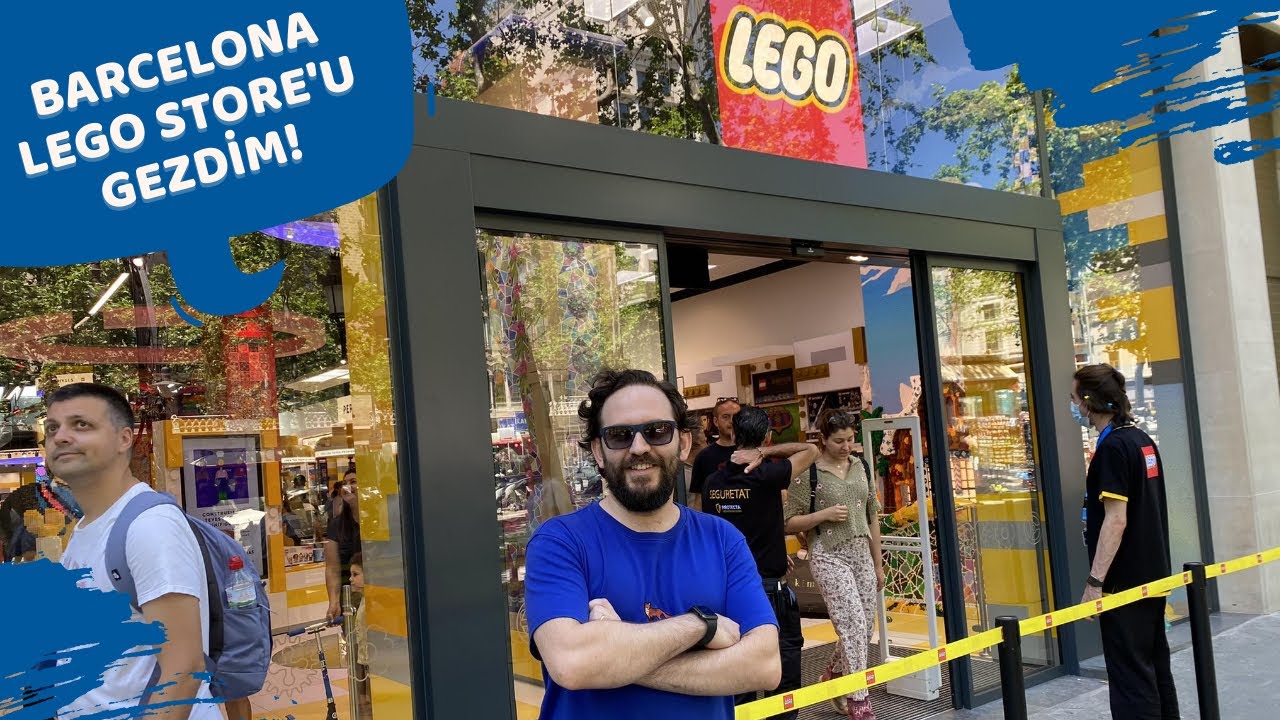 Barcelona'nın büyük LEGO mağazasını gezdim! Tüm Yaz setleri bu videoda