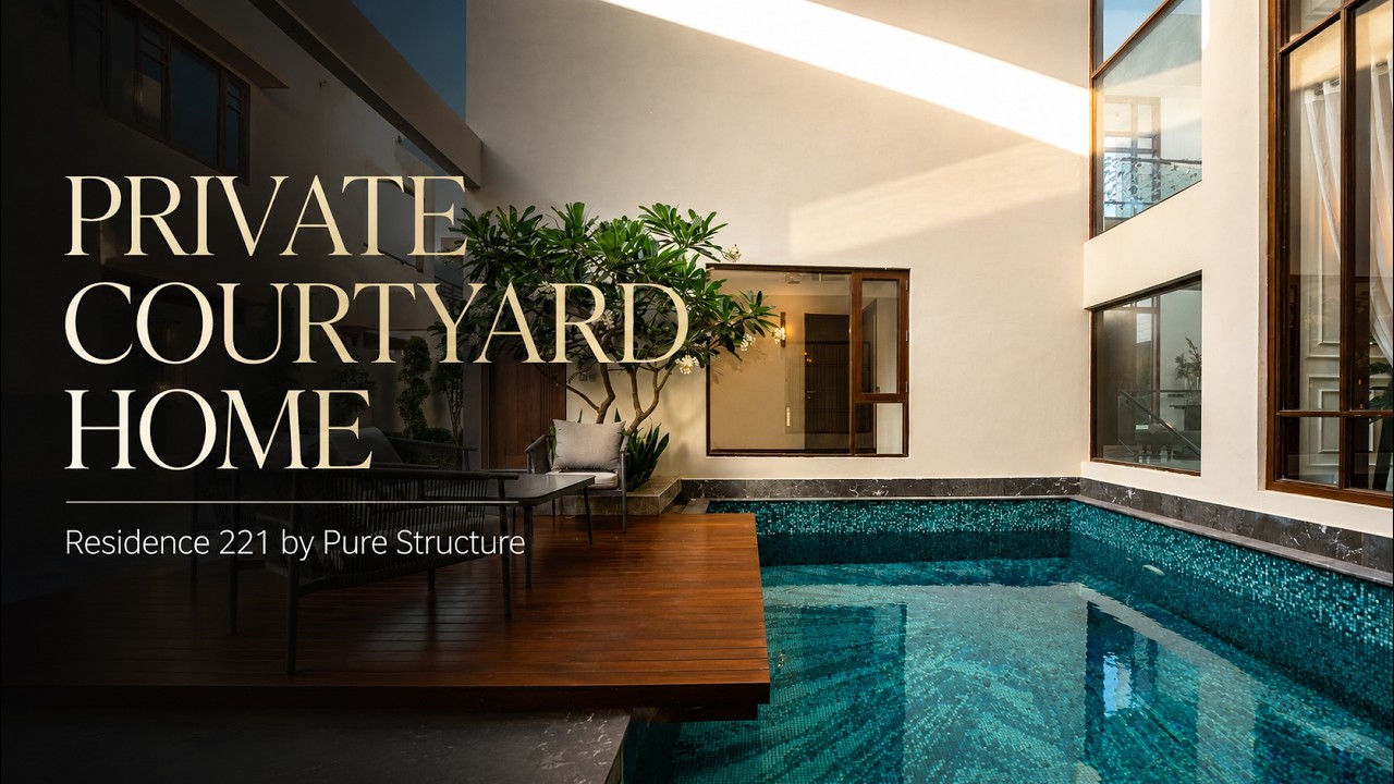 Luxury Courtyard House Tour in Karachi | Residence 221 by Pure Structure