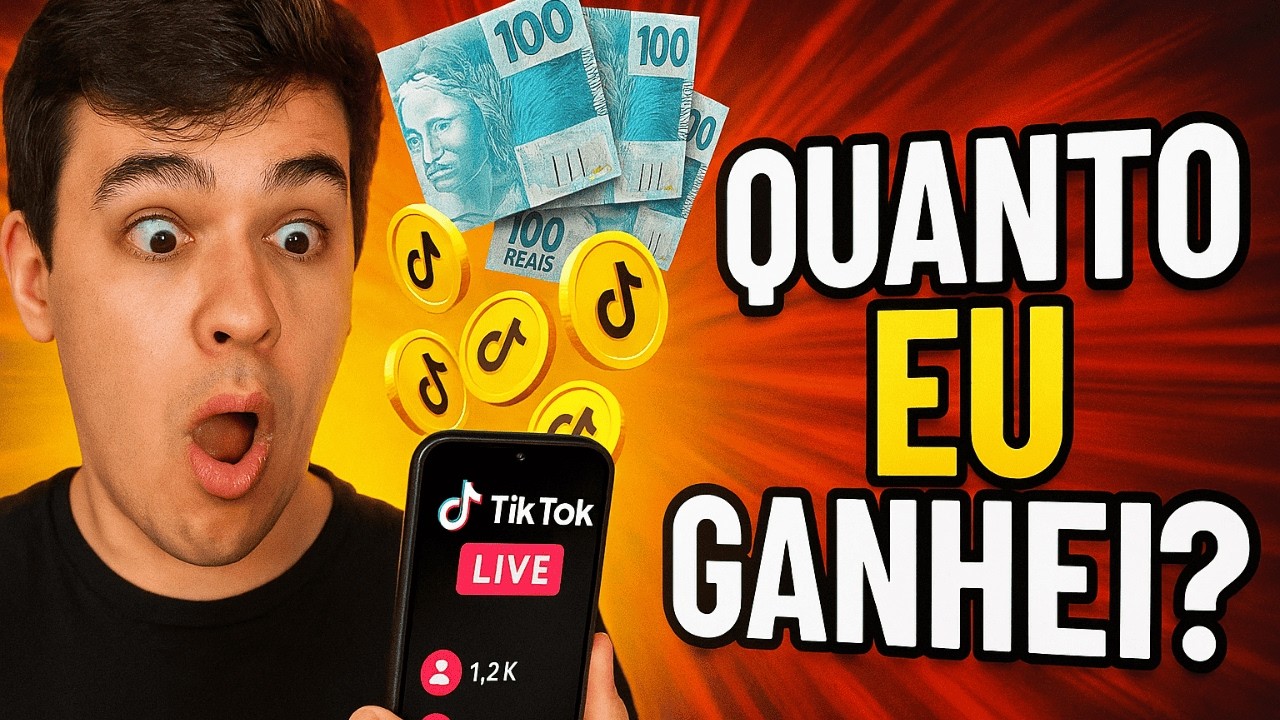 QUANTO EU GANHEI no TIKTOK LIVE? A VERDADE (Prós e Contras)