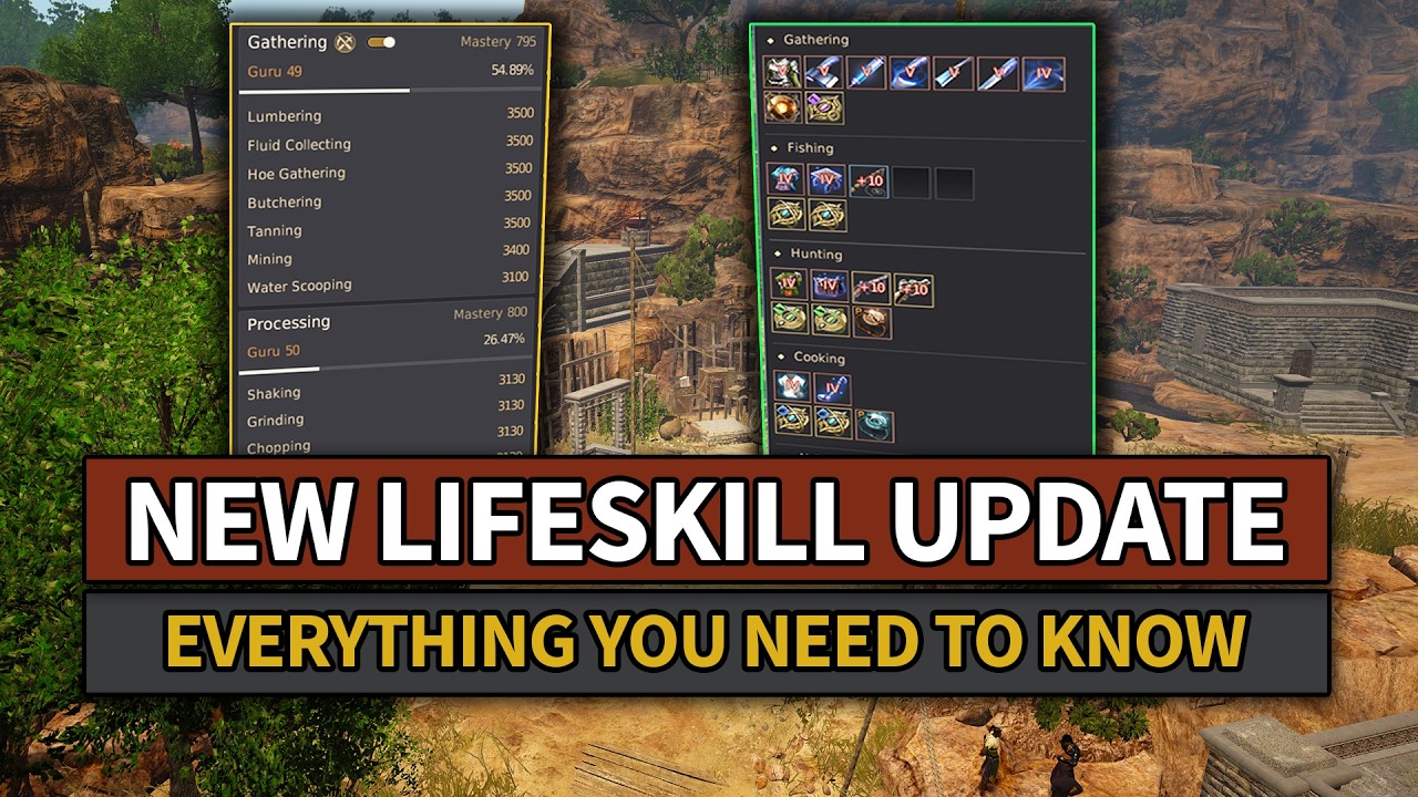 Everything You Need To Know About The New Lifeskill Update | Black Desert