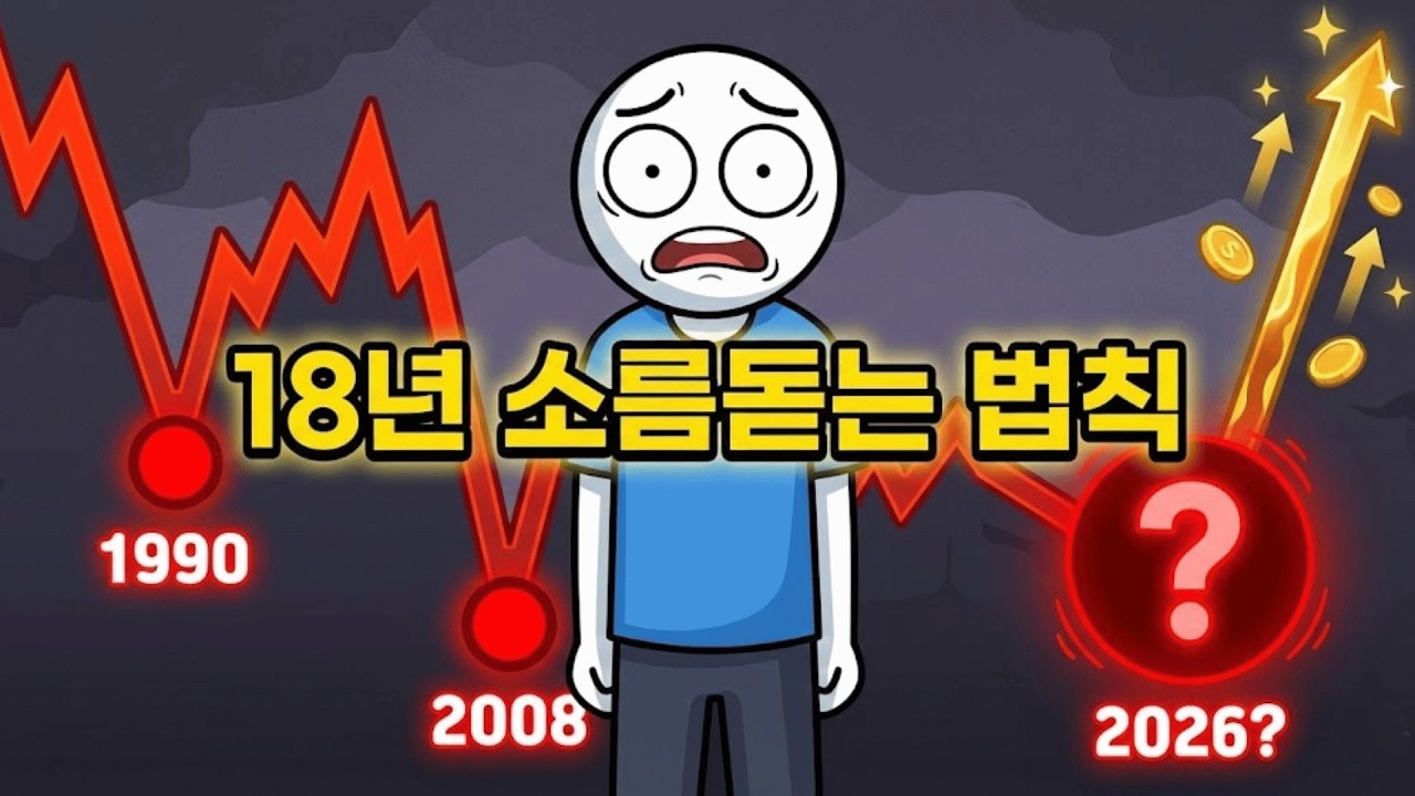 18년마다 반복된 부의 전환점 – 1972·1990·2008… 2026년은 '마지막 기회'입니다