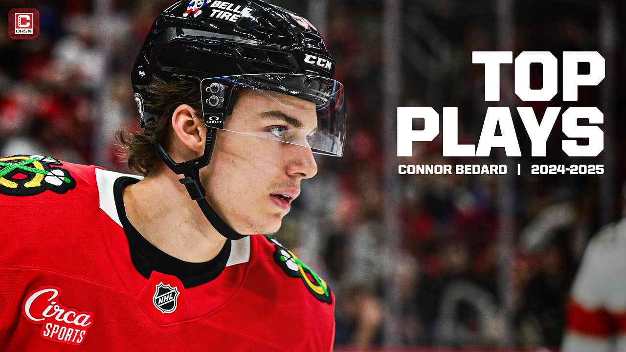 Connor Bedard's Top 5 plays of the 2024-2025 season