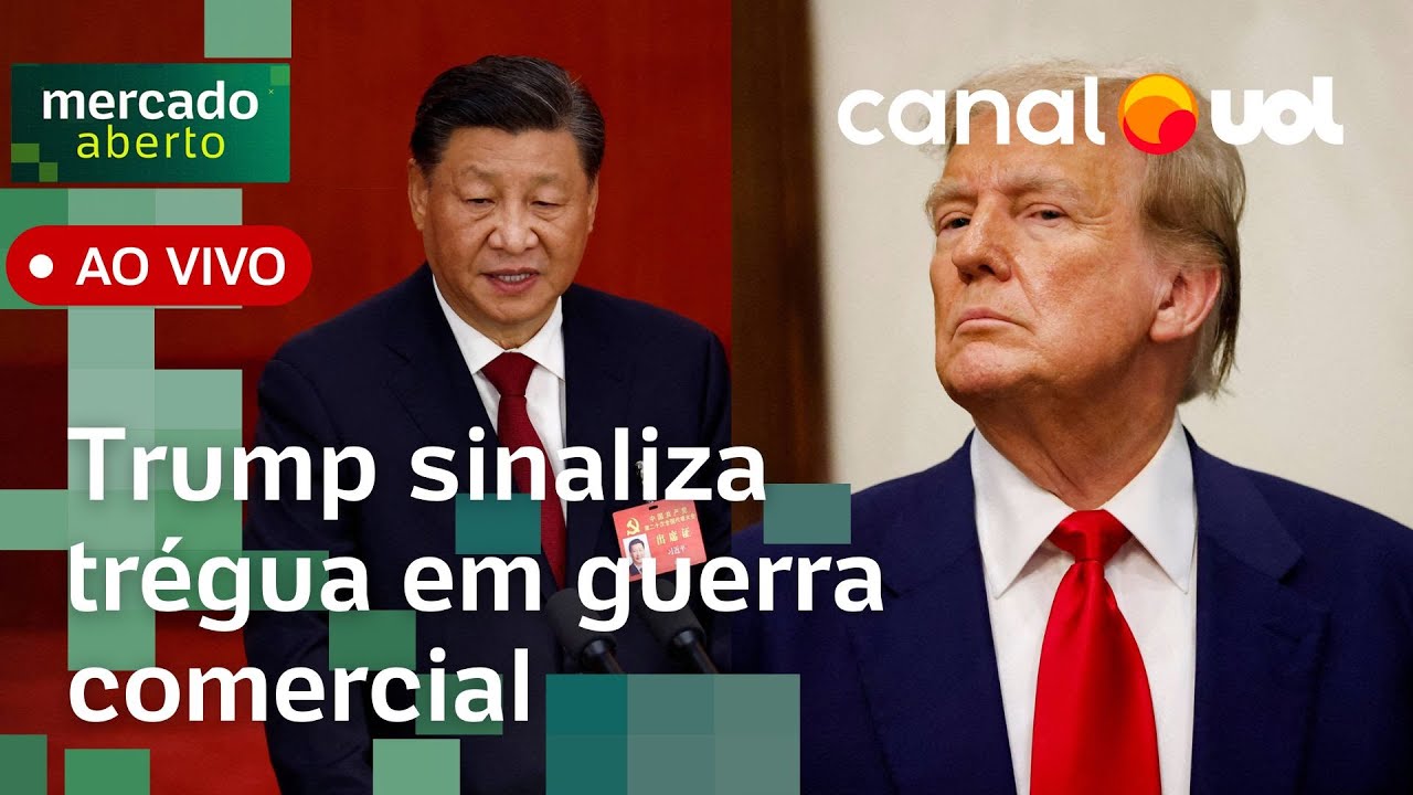 Trump sinaliza trégua e elogia presidente da China; Ibovespa e dólar hoje | Mercado Aberto