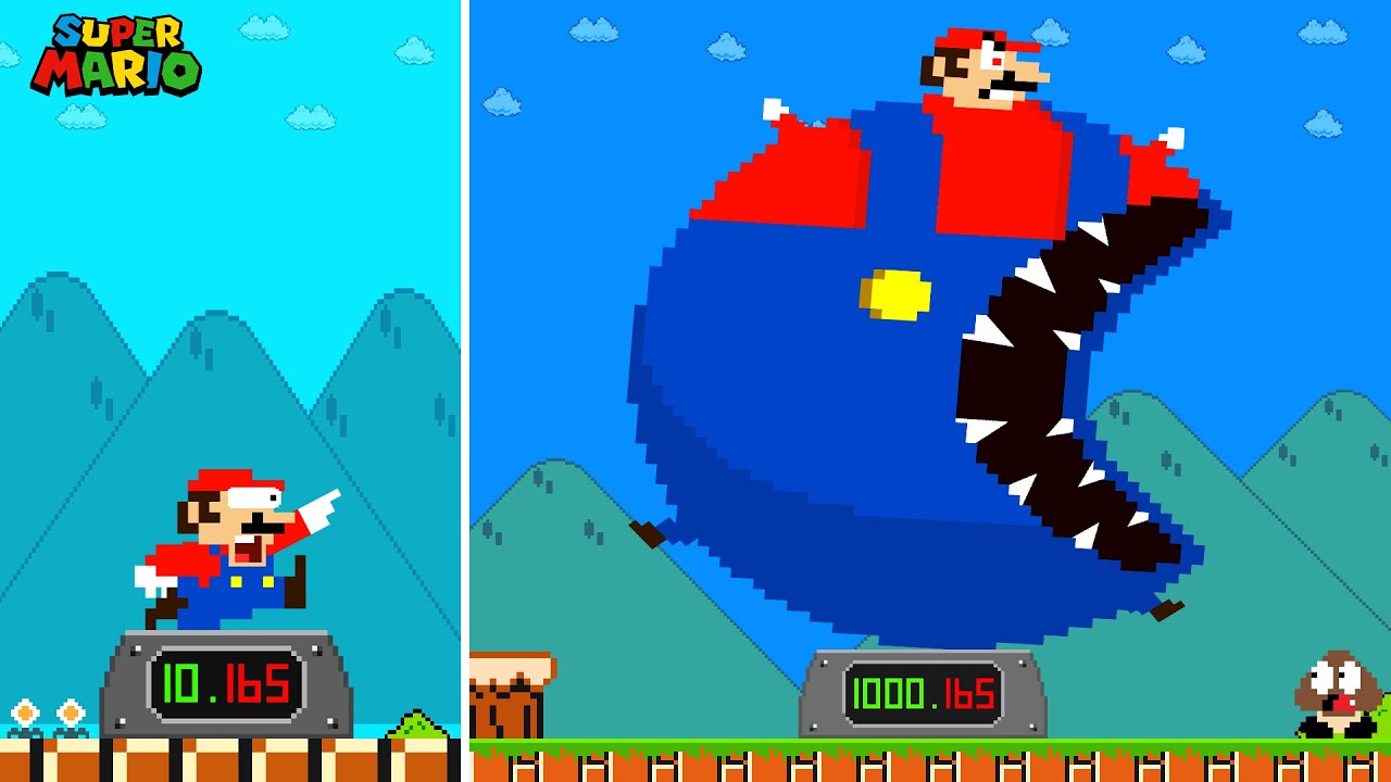 What If Every Time Mario Jumps, He Gets BIGGEST EVER