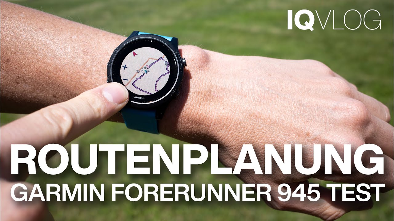 Garmin Forerunner 945 Routenplanung mit Komoot, Übertragung per Garmin Connect & Lauftest in Italien