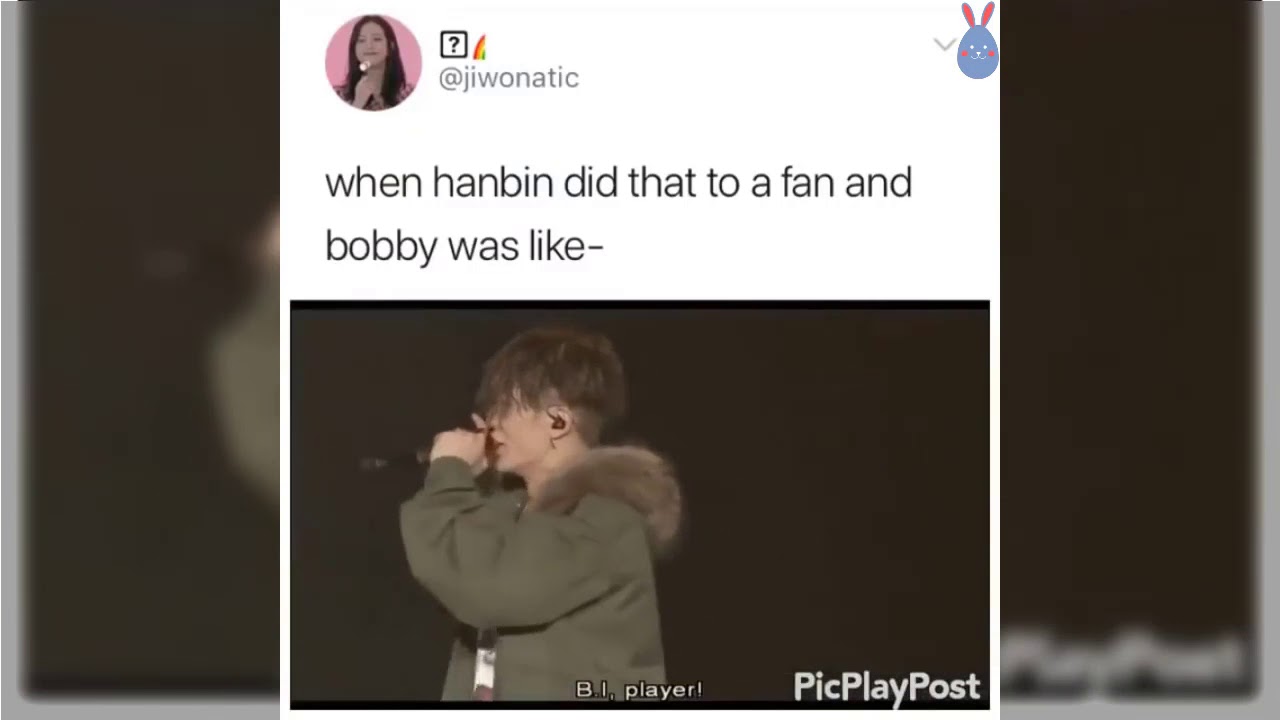 [IKON] WHEN HANBIN IS FLIRTING WITH A FAN THEN BOBBY IS LIKE~