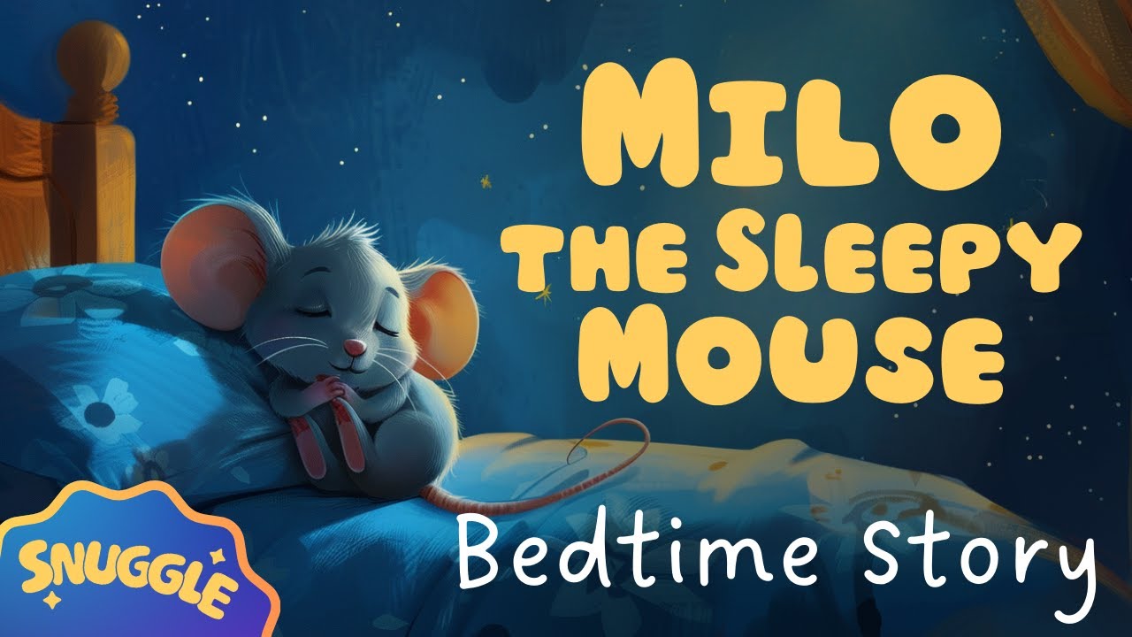 🐭 Milo de Slaperige Muis 🐭 Rustgevend slaapverhaaltje voor kinderen met ontspannende muziek
