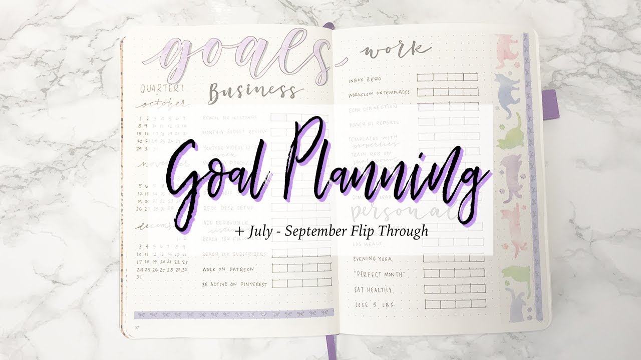 Quarterly Flip Through + Goal Planning