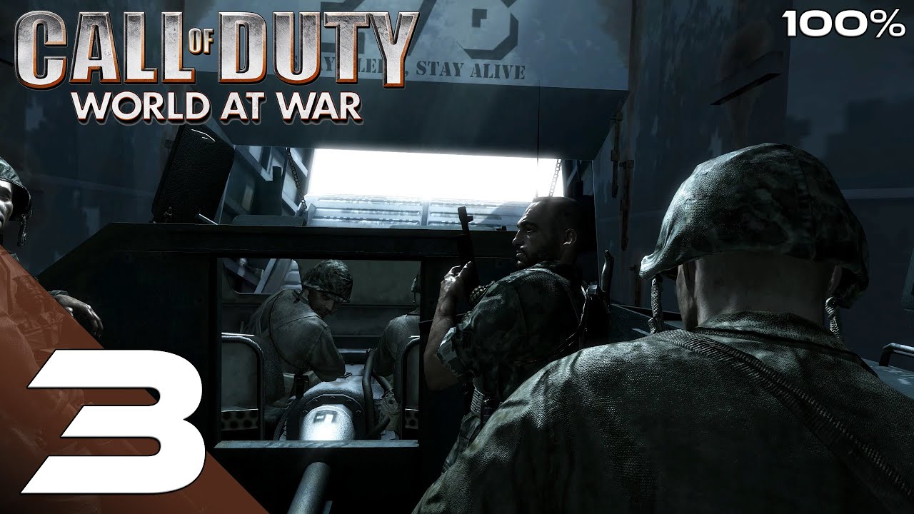 Call of Duty World at War - Полное прохождение, часть 3 - [2K60FPS] Без комментариев