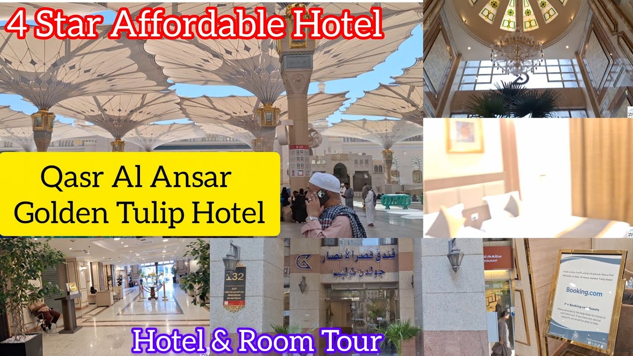 Qasr Al Ansar Golden Tulip Hotel Madina | 4 Star Affordable hotel in Madina | Madina Hotels Tour