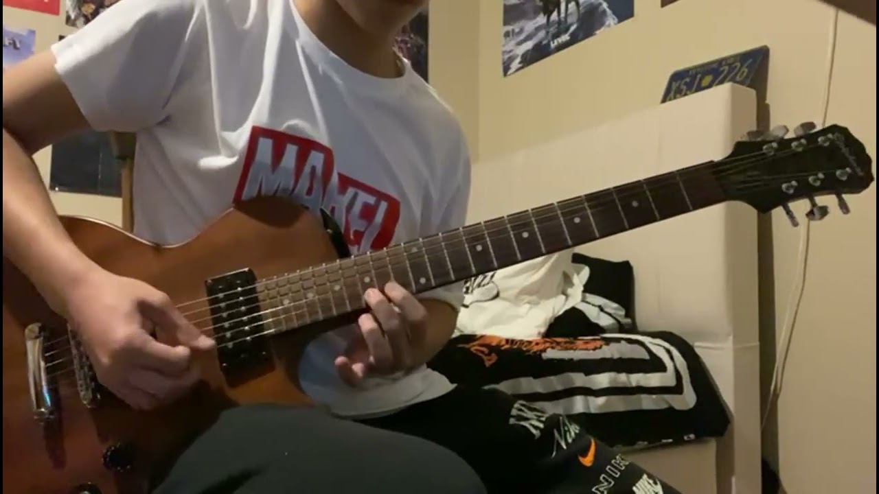 Megadeth - Tornado of Souls eb tuning alternative ending solo cover