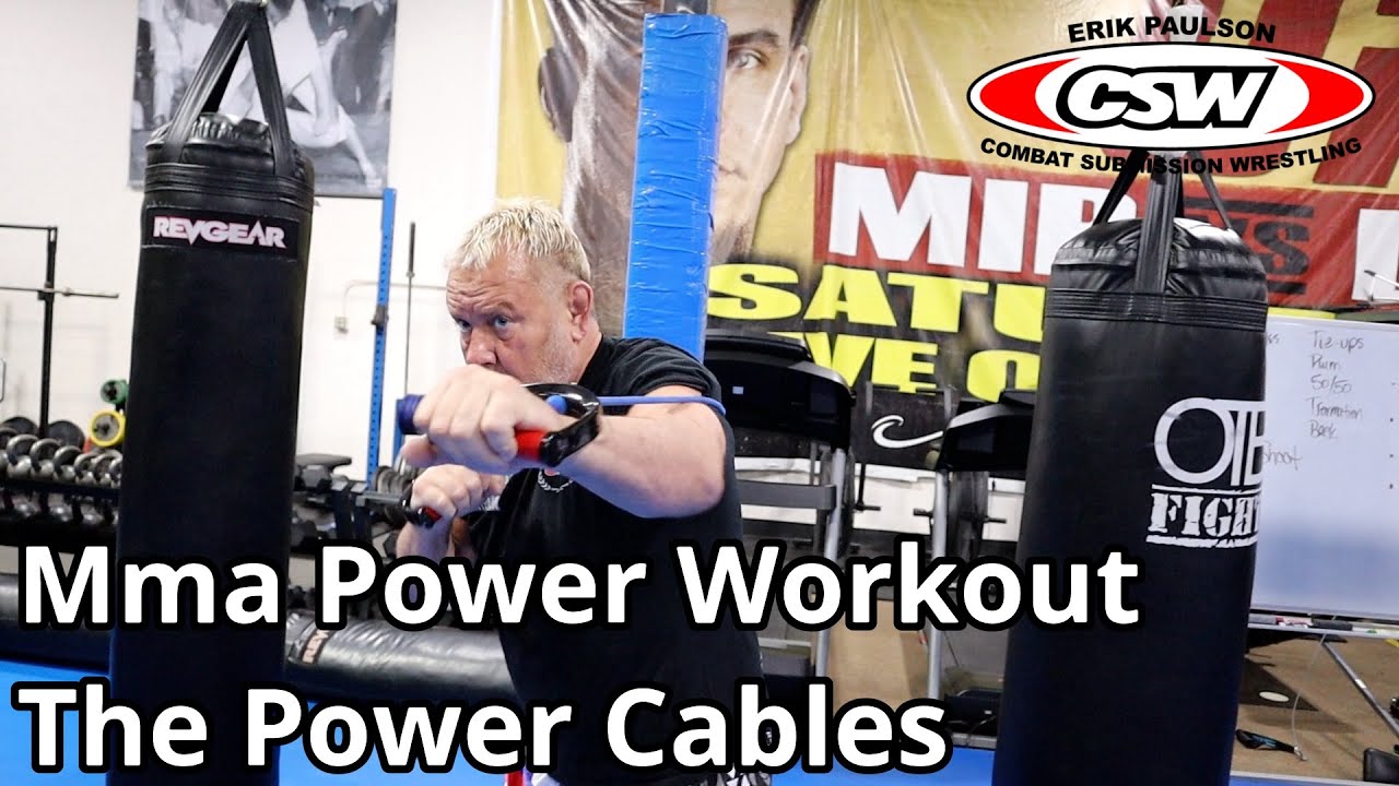 MMA Power Workout - Power Cable Workout/Warmup