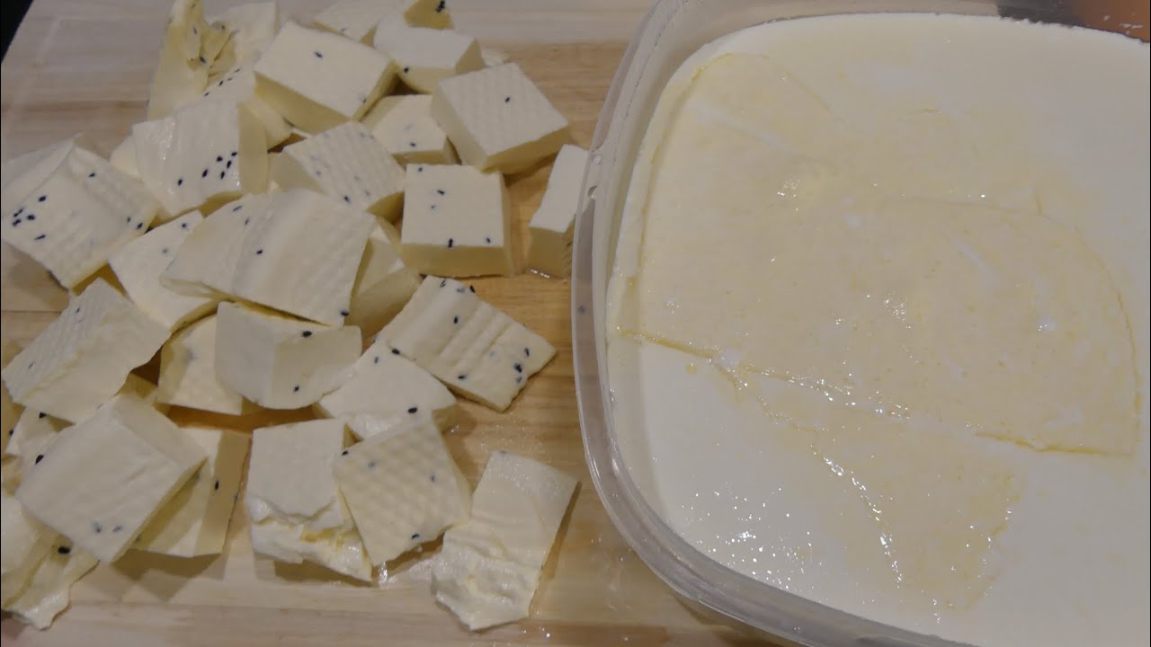 أطيب جبنة منزلية و لبن فريش ممكن تجربوها 😋❤️