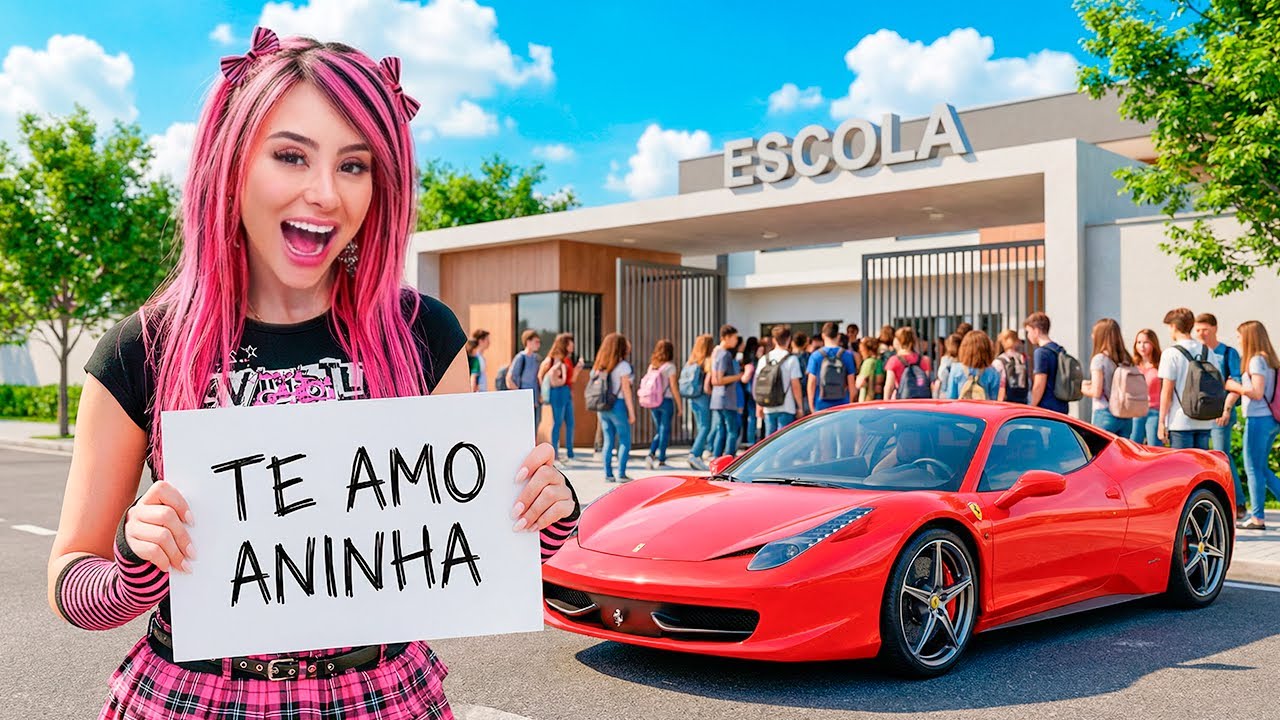 Fui Buscar A Aninha Vestida De Scene Girl!