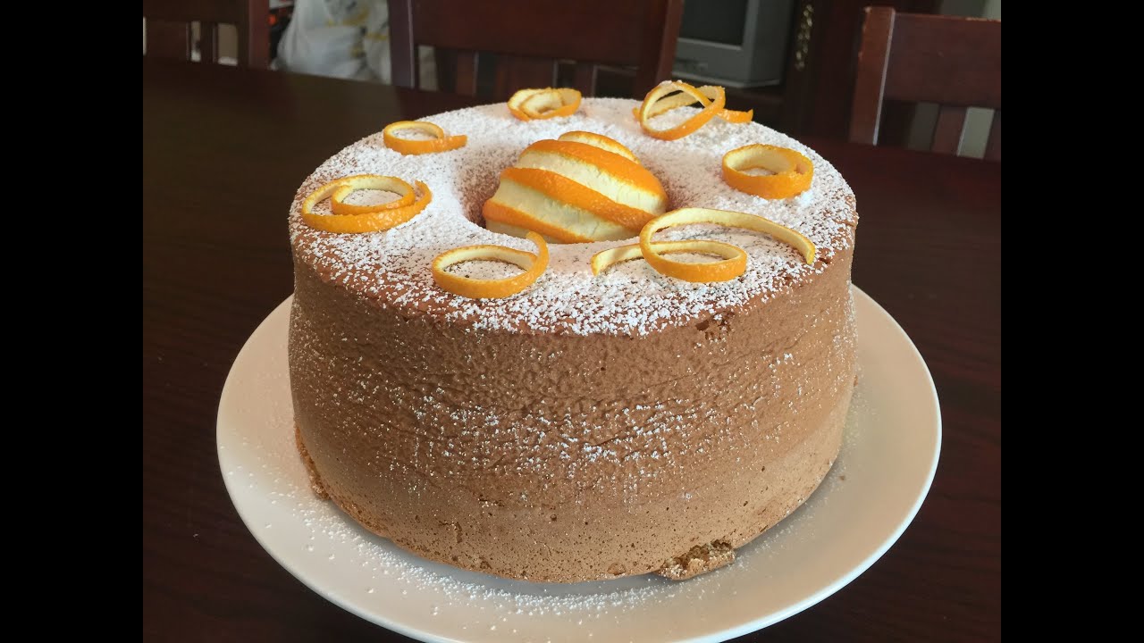 كعكة البرتقال الشيفون - Rula-Yummies