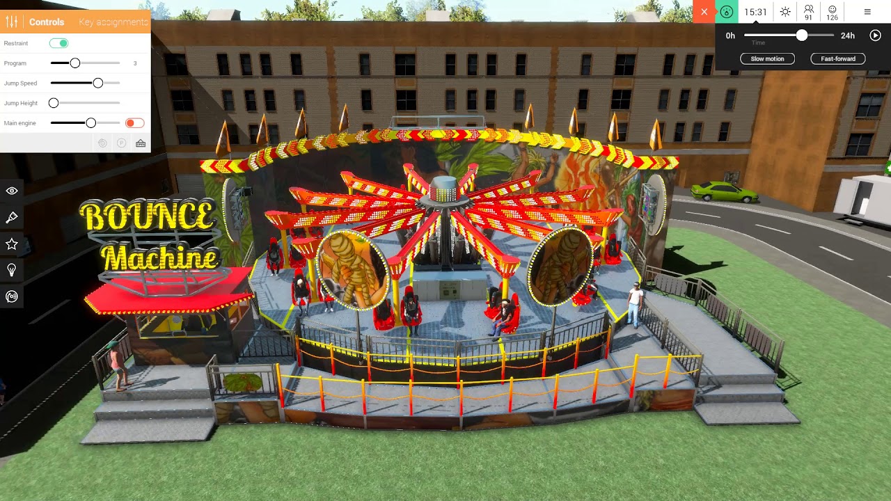 VIRTUAL RIDES 3 - Bounce Machine - This is what happens to riders when you bounce them too much!