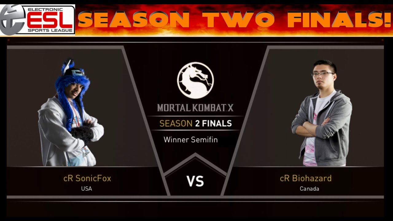 Match 15 - MKX - $100,000 Prize - Season 2 Finals (Top 4) - SonicFox vs Biohazzard