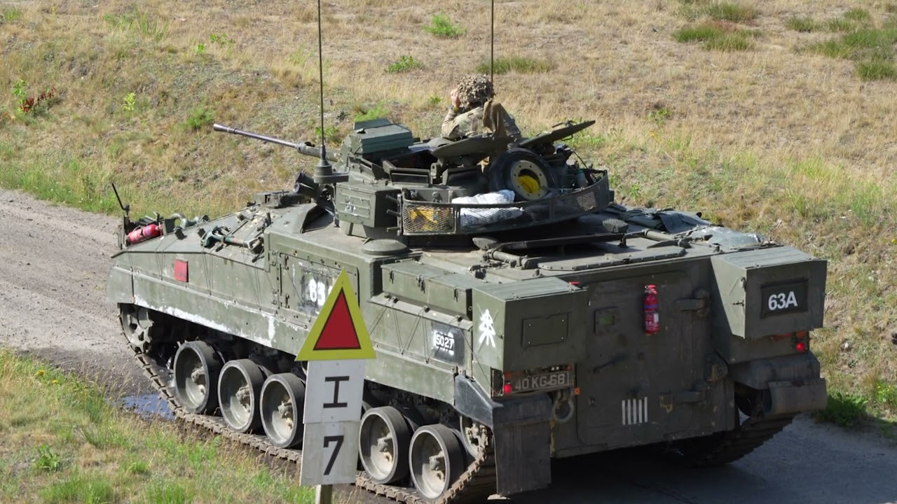Exercise IRON STORM - Armoured Infantry