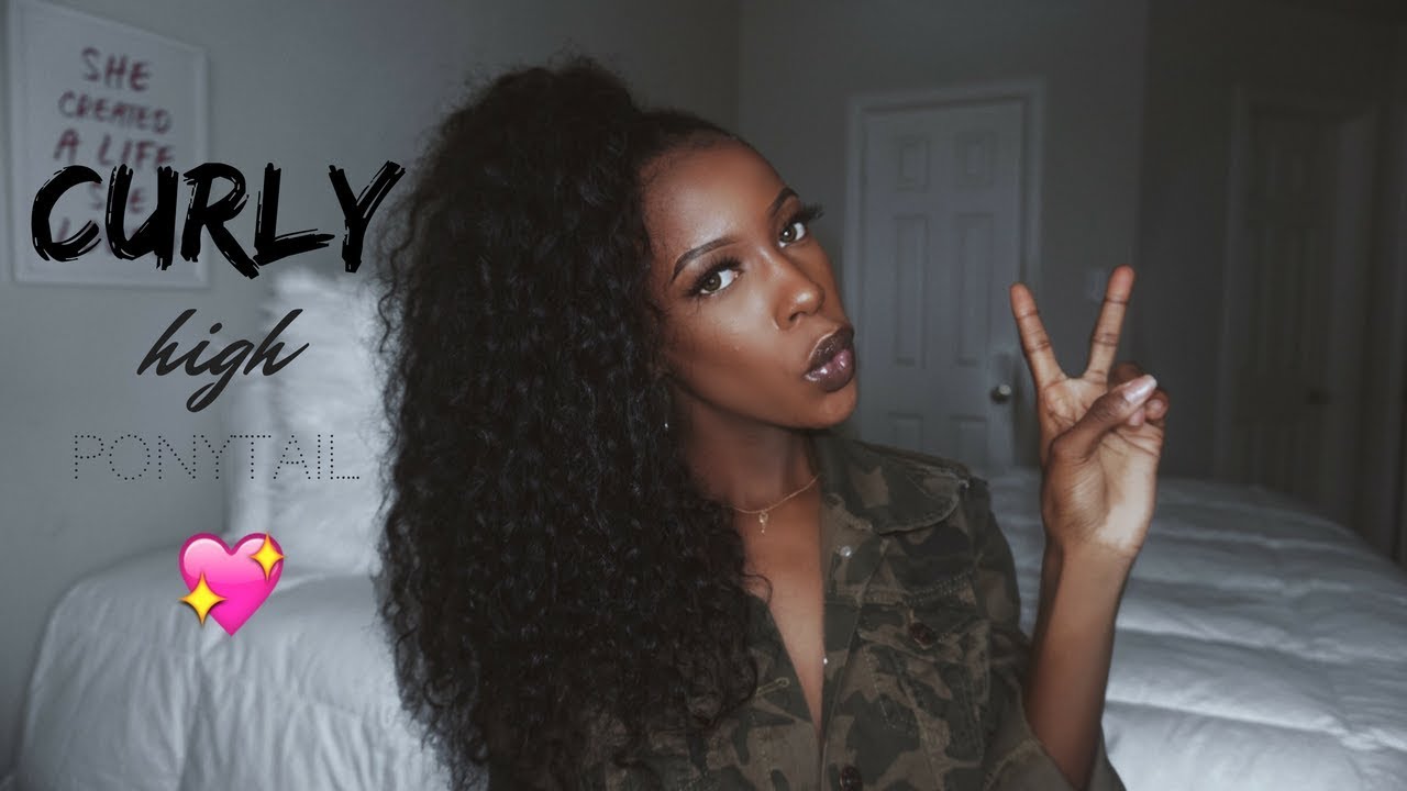 Easy High Ponytail with Weave